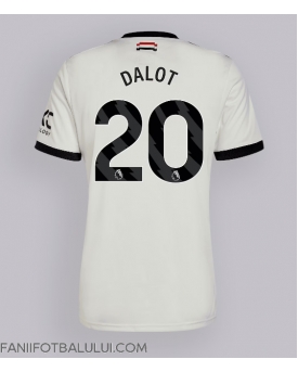 Manchester United Diogo Dalot #20 Tricou Fotbal Replică 2024-25 Barbati Treilea